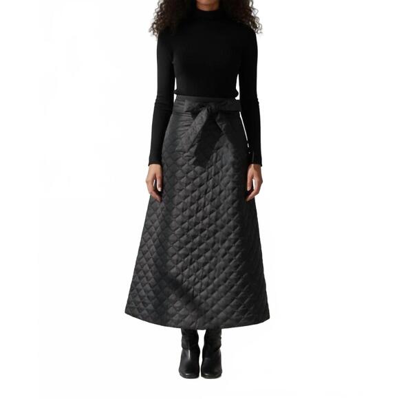 NEW ESTEEM COUTURE nicole puffer skirt in black
